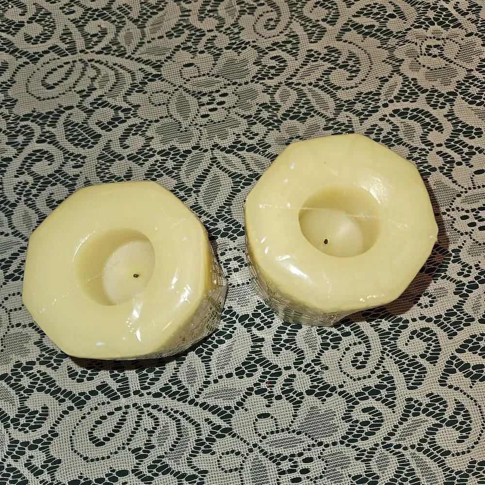 Candle Impressions Pair of Warm Glow LED Flameless Lightly Scented Candles